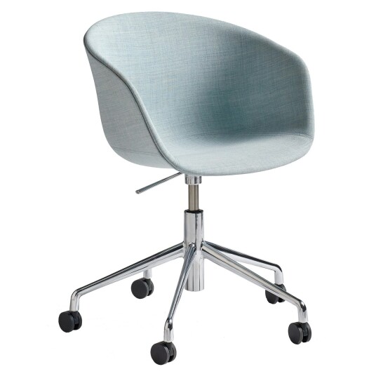 Hay AAC53 Stol 5 star swivel Aluminium / Lyseblå