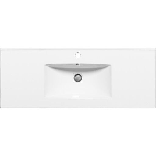 Noro Strict Møbelservant 1000x460 mm, 1 bl.hull, m/overløp, Hvit