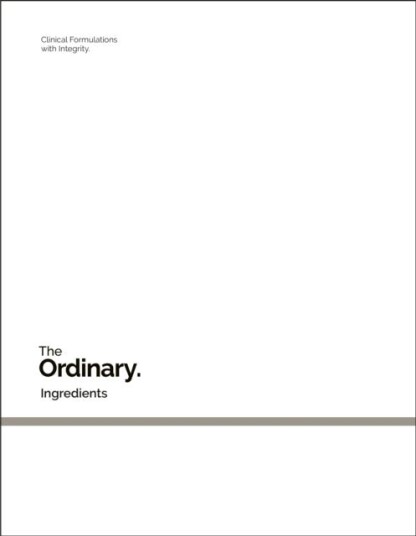 The Ordinary Ingredients The Ordinary Ingredients