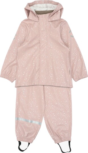 Mikk line Pu Glitter Rain Set W. Susp/104 Pink 104