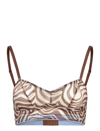 Understatement Underwear Mesh Balconette Brown M