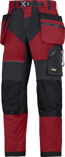 Snickers Workwear Bukse 6902 Hp Mrød/sor 52
