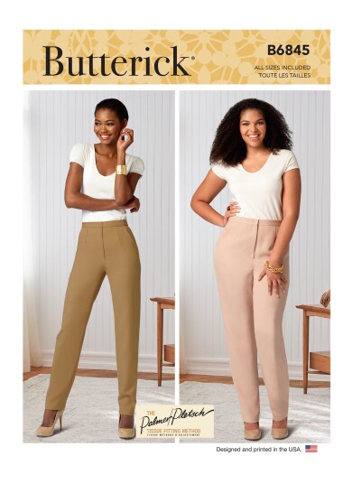 Butterick 6845 - Bukse STRL: 8-24W Butterick 6845 - Bukse STRL: 8-24W
