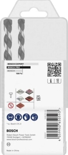 Bosch Bor Sylindrisk Cyl-3 Kpl. 5 Stk. 4-10 Mm (4/5/5/6/6/8/10)