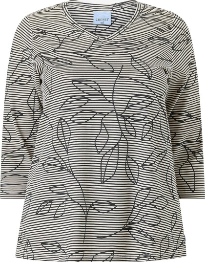 Zhenzi Genser Zh Alberta 1506 T shirt 3/4 Svart