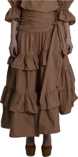 Chloé Dame Skjørt Brun M,