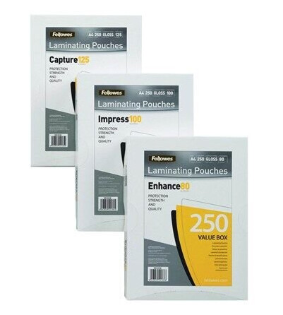 Fellowes ImageLast A5 80 Micron Laminating Pouch - 100 pack Fellowes ImageLast A5 80 Micron Laminating Pouch - 100 pack