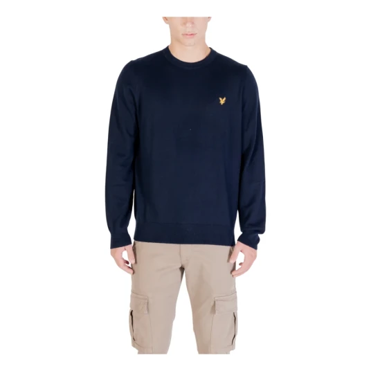 Lyle & Scott Herre Strikkevarer Blå XL