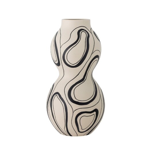 Bloomingville Nicola Vase Svart Lampemesteren Bloomingville Nicola Vase Svart Lampemesteren