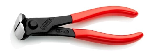 Knipex Endekuttende Tang 2,5 Cm Rød - Håndverktøy i Stål og Plast