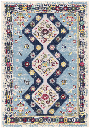 Wilton teppe Mazzarino blå/multi Størrelse: 200 x 280 cm