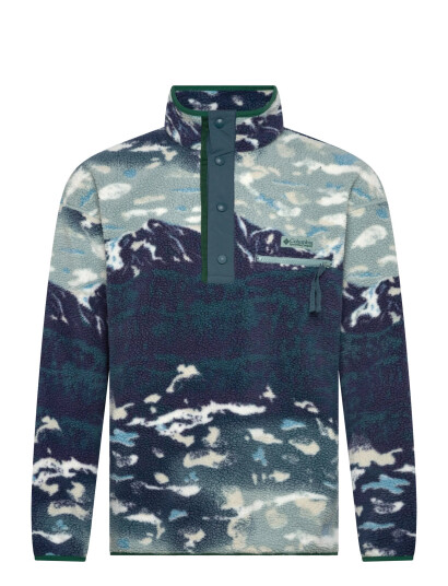 Columbia Sportswear Helvetia Ii Printed Half Snap Fleece - Navy - XXL Columbia Sportswear Helvetia Ii Printed Half Snap Fleece - Navy - XXL