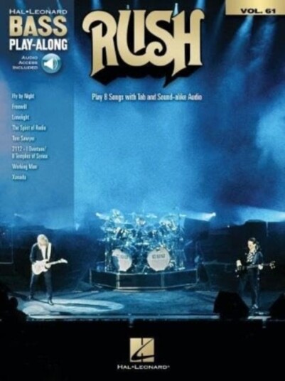 Rush  Hal Leonard Bass PlayAlong Volume 61