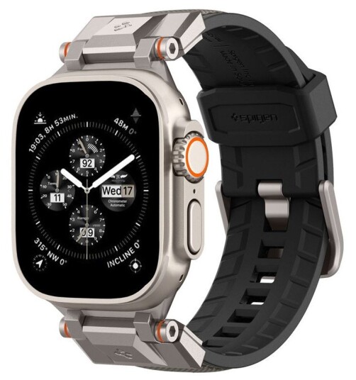 Spigen DuraPro Armor Reim for Apple Watch Ultra/Ultra 2 Series 10/9/8/7 Grå Spigen DuraPro Armor Reim for Apple Watch Ultra/Ultra 2 Series 10/9/8/7 Grå