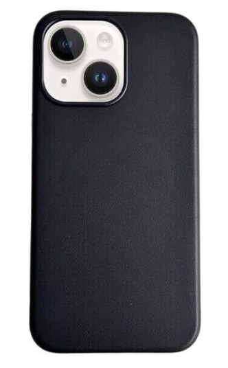 Skinnskall med MagSafe for iPhone 15 Plus Svart