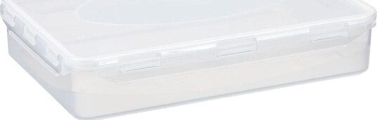 Plast Team LUFTTETT BOKS TRANSPARENT 2.3L HVIT Plast Team LUFTTETT BOKS TRANSPARENT 2.3L HVIT