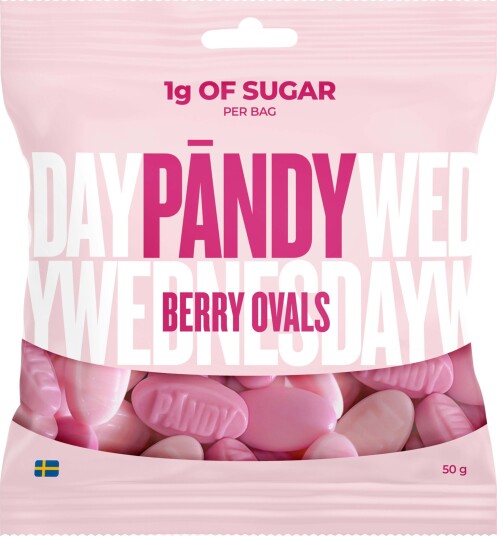 Pändy Candy Berry Ovals 50 g Pändy Candy Berry Ovals 50 g