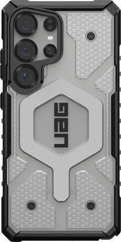 UAG Pathfinder Clear w/Magnet   Ice/Silver   Samsung Galaxy S25 Ultra