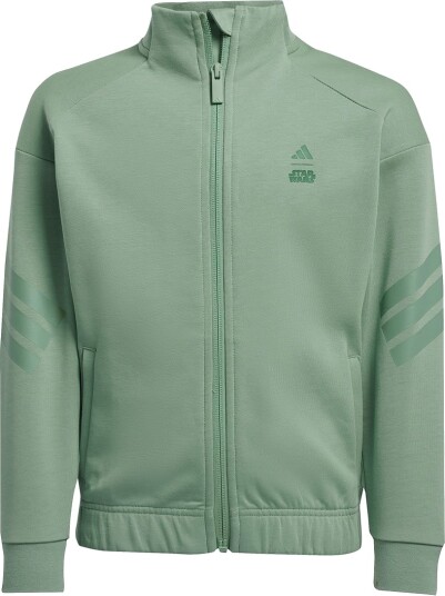 Adidas Performance Cardigan LK SW Mndo TT Silgrn/Cybemt Adidas Performance 6 år 116 Cardigan Grønn