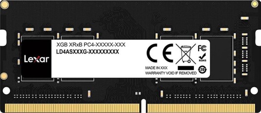 Lexar 16GB DDR4 3200MHz CL22 SODIMM LD4AS016G B3200GSST Lexar 16GB DDR4 3200MHz CL22 SODIMM LD4AS016G B3200GSST