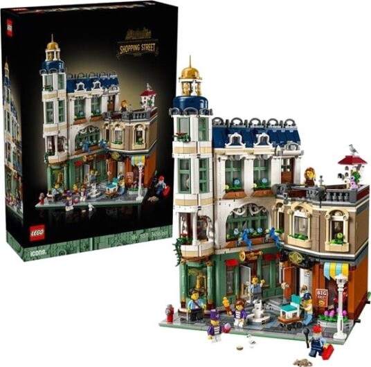 Lego Icons 11371 Shopping Street Byggesett Lego Icons 11371 Shopping Street Byggesett