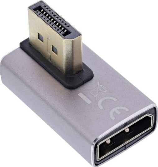Inline 17291I Displayport Displayport Grå Sortere