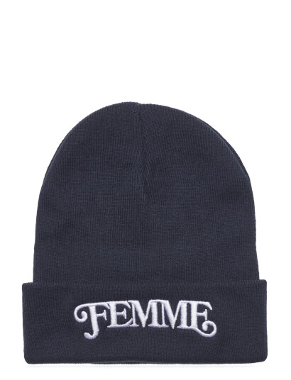 Pica Pica Femme Beanie - Navy - ONE SIZE Pica Pica Femme Beanie - Navy - ONE SIZE