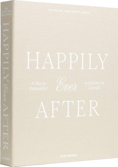 Printworks - Fotoalbum Happily Ever After bryllupsalbum beige