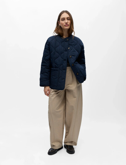 Object Objallie Ls Lo Quilted Jacket Noos Navy 42 Object Objallie Ls Lo Quilted Jacket Noos Navy 42