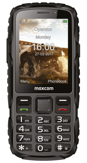 Maxcom MM920L Sterk Forsterket Mobiltelefon 2.8" Svart