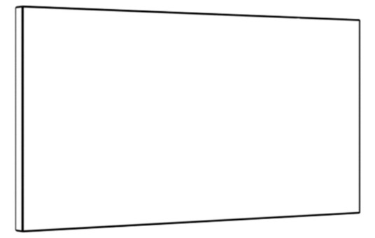 NOREMA BERA REN HVIT FORSTYKKE LUX FOR 50 CM SKAP 19W129725