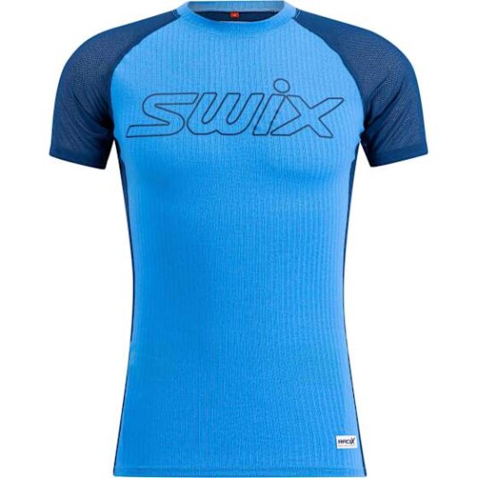 Swix RaceX Light Short Sleeve Herre Cloud Blue/Lake Blue 2XL Swix RaceX Light Short Sleeve Herre Cloud Blue/Lake Blue 2XL