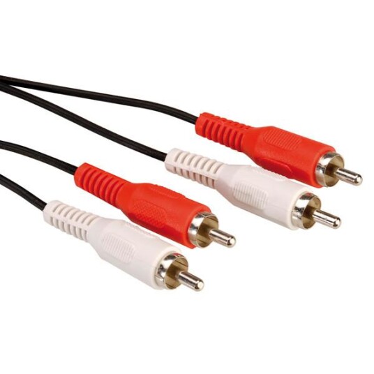 Roline RCA Skjøtekabel 2x RCA