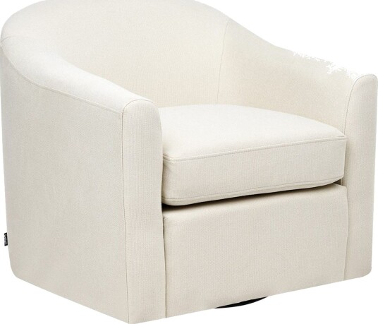 Svingbar lenestol Magnor Lys beige svart