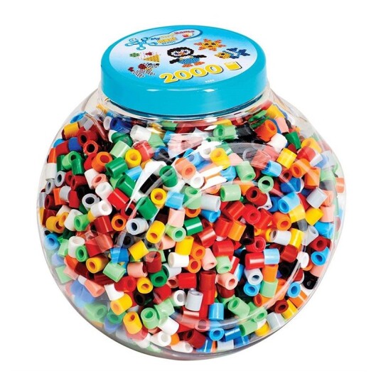 Hama Iron on bead set in Pot Maxi 2000 pcs.
