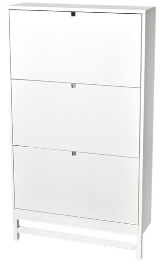 Mavis - Falsterbo Skoskåp 3 Fack Vitlack - Skap Og Vitrineskap - Martina Elgemark - Hvit - Mdf/tre