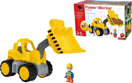 BIG Power Worker Leketraktor Flerfarget