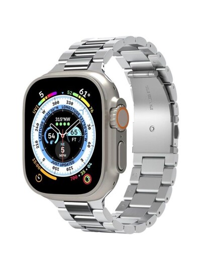 Spigen Modern Fit 316L Band silver Apple Watch 49mm/45mm/44mm/42mm
