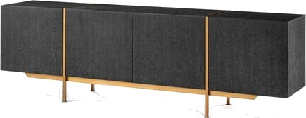 Bazilian kommode charcoal grey