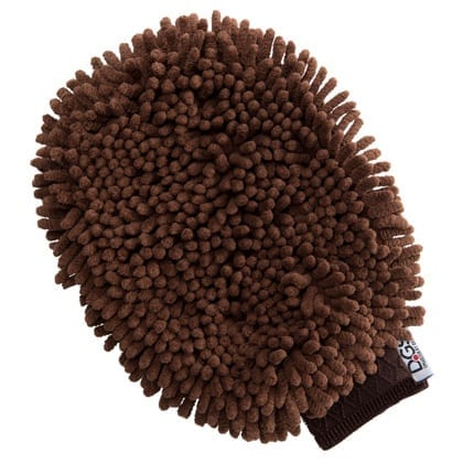 Dog Gone Smart DGS Dirty Grooming Glove Tørkehanske 25x18CM Brun