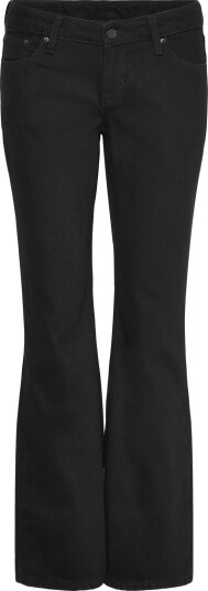 Weekday Nova Low Rise Slim Bootcut Leg Jeans   Black   26 x 32