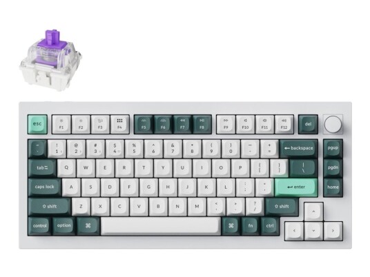 Keychron Q1 HE Q1H P1 Hvit