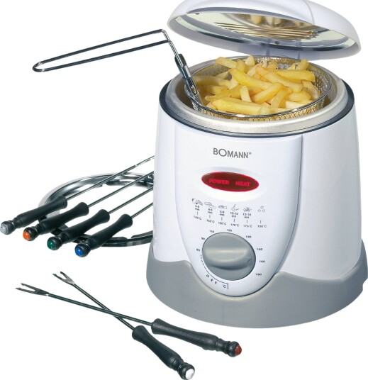Bomann FFR 1290 Fondue- og frityrgryte 1 liter (840W)