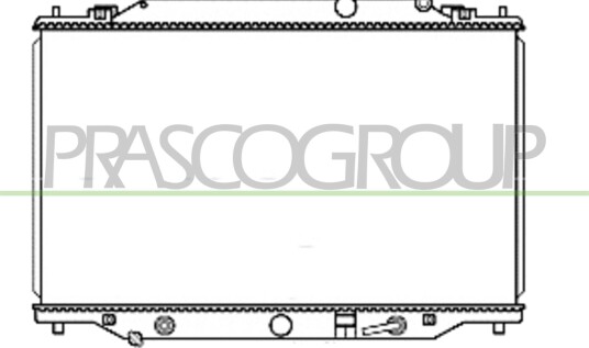 PRASCO MZ702R003 Radiator motorkjøling