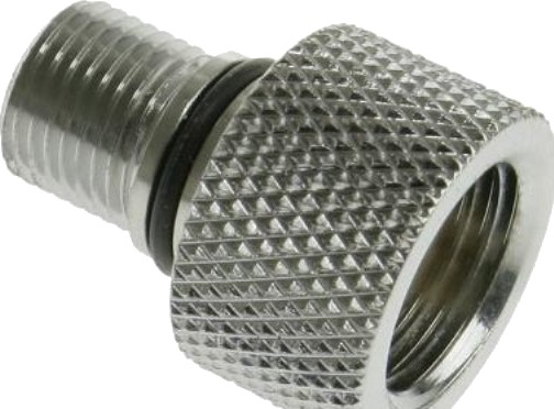 Bitspower Adapter Rett Eheim 1046 Til G1/4 Tommer Ig Blank Svart