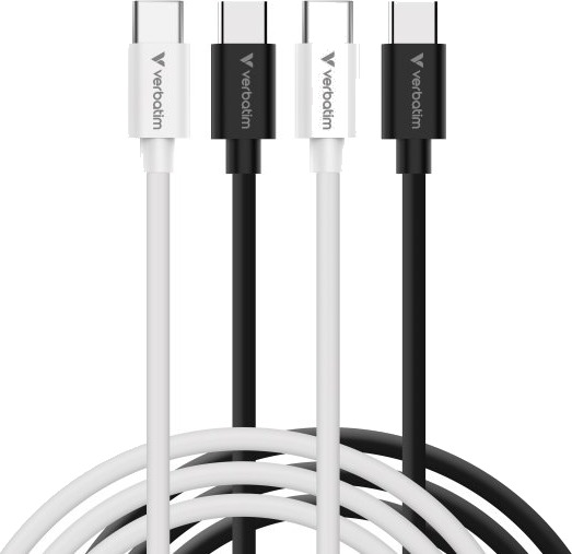 Verbatim Essentials Usb-C Til Usb-C-Kabler 60W 1M 2-Pak
