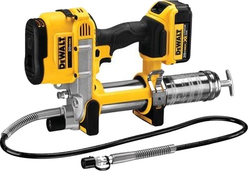 Dewalt 18V Batteridrevet Fettsprøyte DCGG571M1 med Lader Dewalt 18V Batteridrevet Fettsprøyte DCGG571M1 med Lader