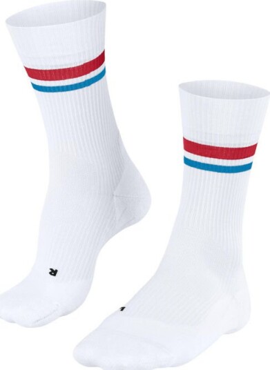 Falke Men's TE4 Classic Men Tennis Socks White/Red 39-41, White