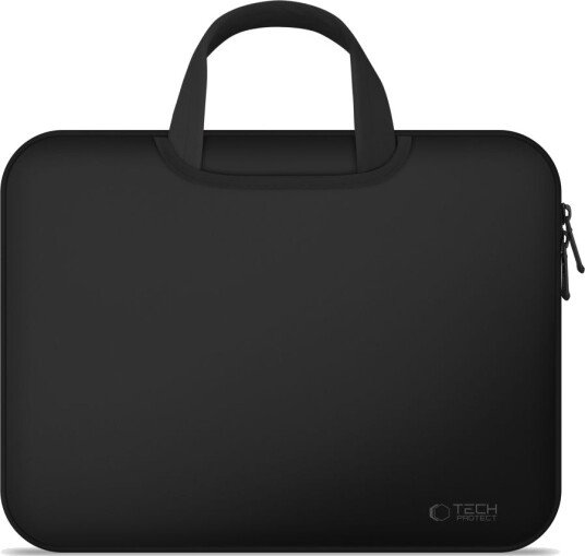 Tech-Protect Neopren Laptopveske 13-14" med Håndtak - Svart