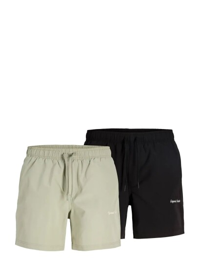 Jack & Jones Jpstmaui Norrebro Swim Shorts Reg Mp - Black - S